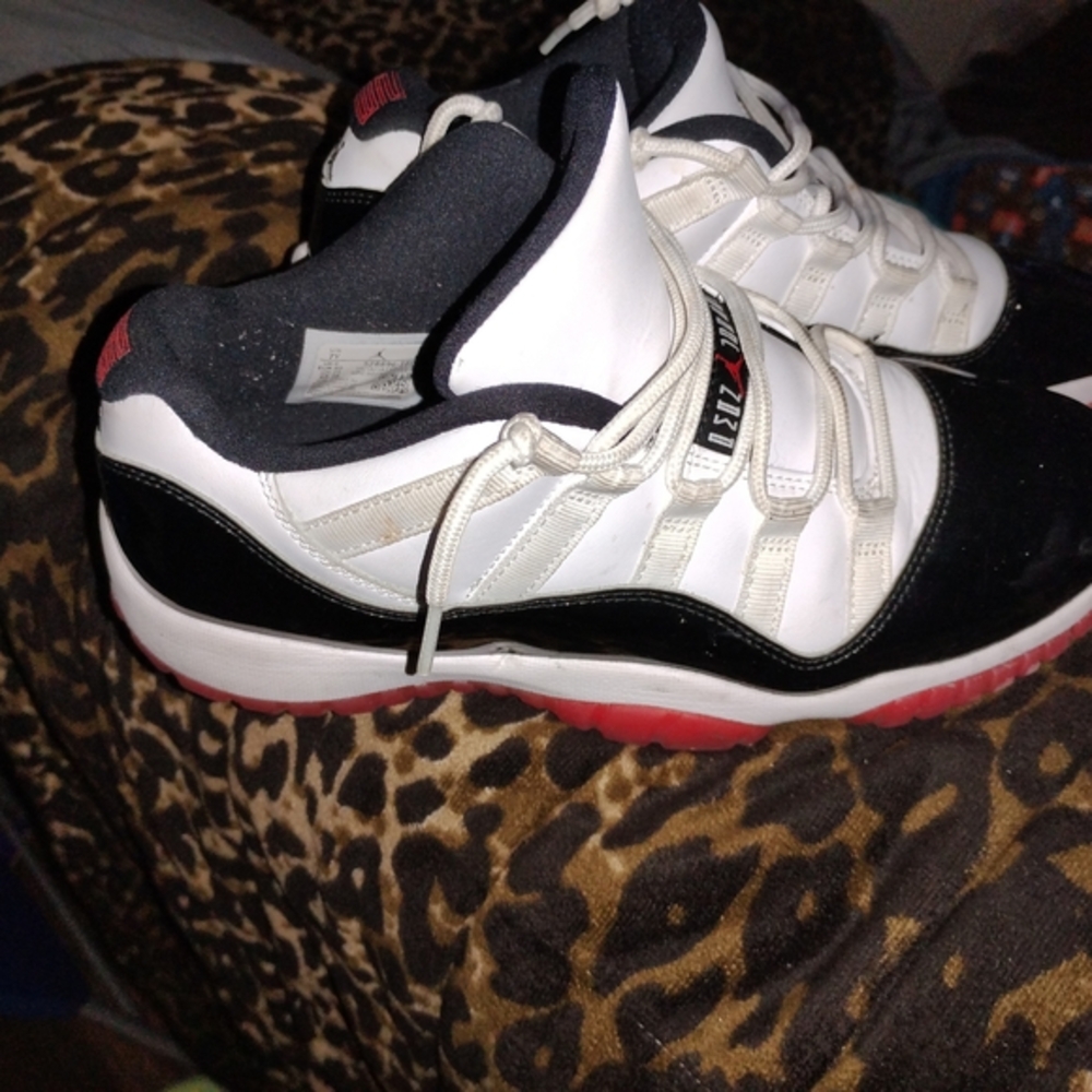Jordan Black and White Sneakers with Patent Leather and Jumpman Logo